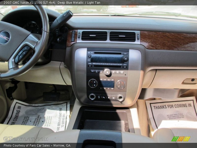 Deep Blue Metallic / Light Tan 2007 GMC Yukon XL 1500 SLT 4x4