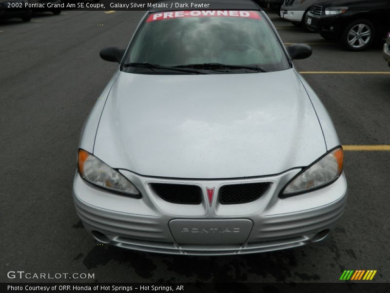 Galaxy Silver Metallic / Dark Pewter 2002 Pontiac Grand Am SE Coupe