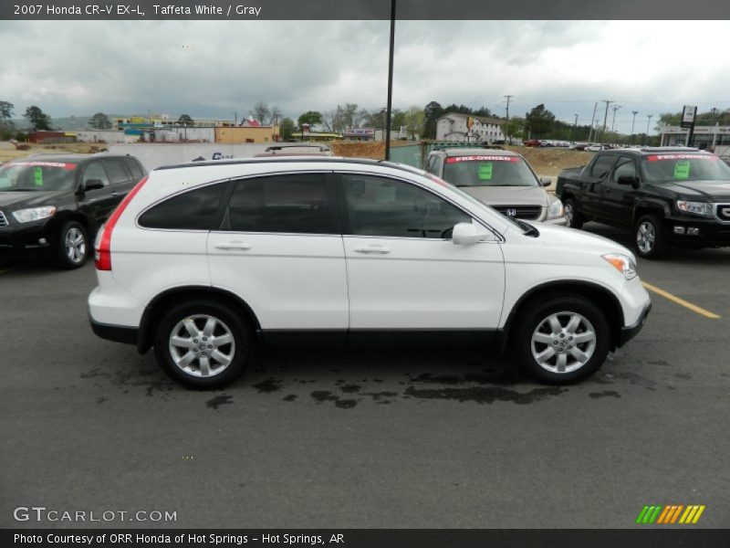 Taffeta White / Gray 2007 Honda CR-V EX-L