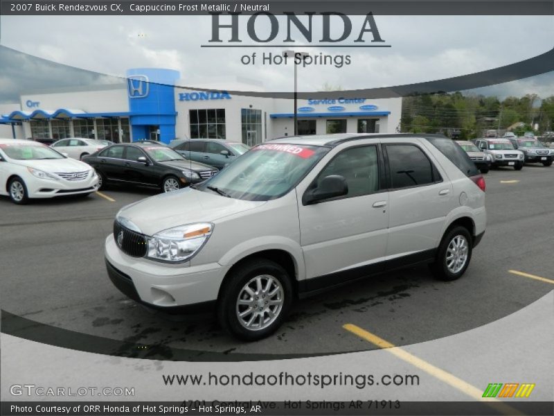 Cappuccino Frost Metallic / Neutral 2007 Buick Rendezvous CX