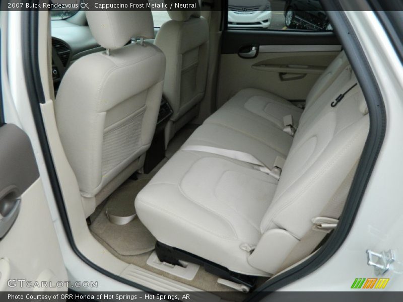 Rear Seat of 2007 Rendezvous CX