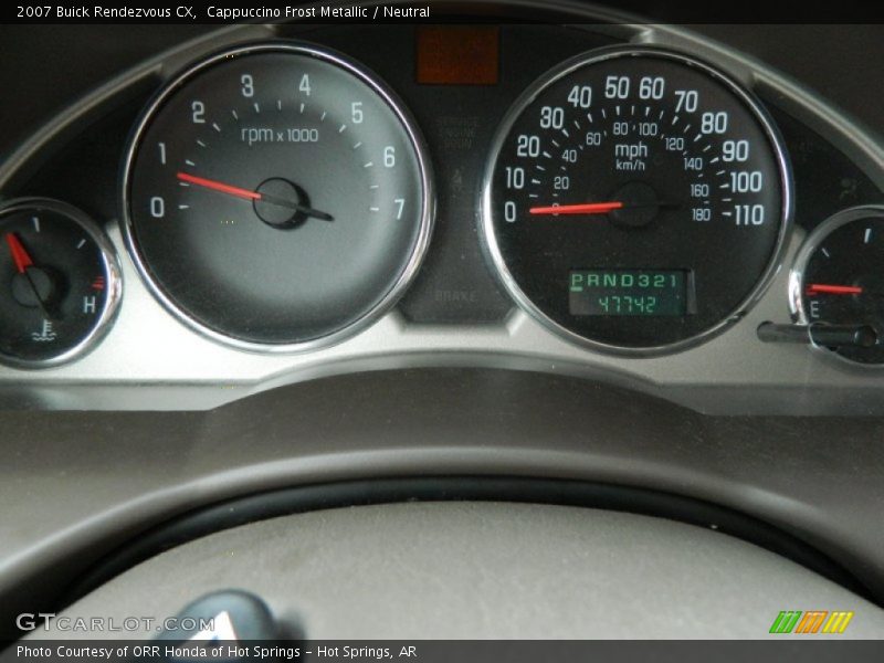  2007 Rendezvous CX CX Gauges