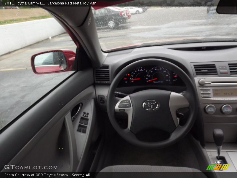 Barcelona Red Metallic / Ash 2011 Toyota Camry LE