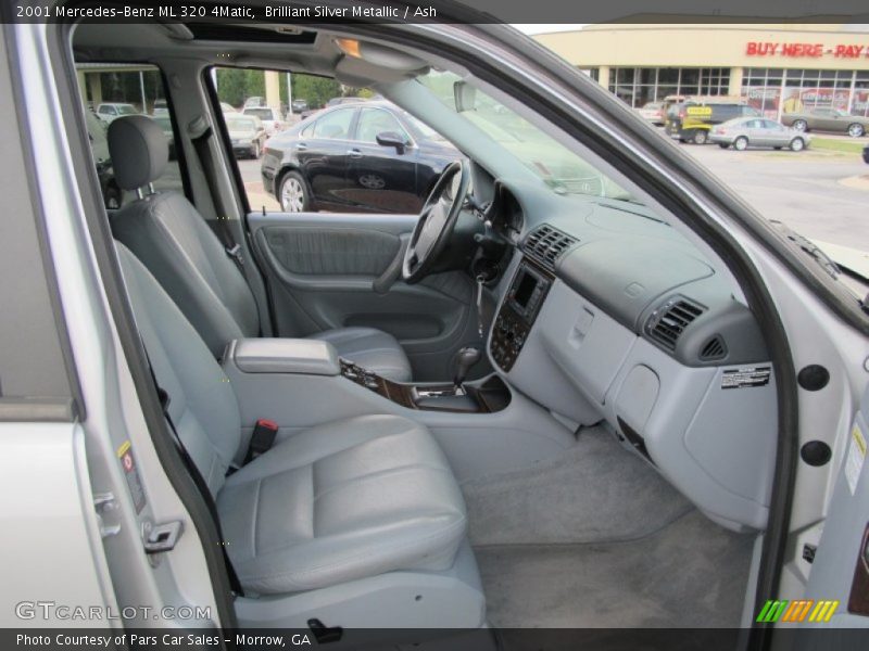 Brilliant Silver Metallic / Ash 2001 Mercedes-Benz ML 320 4Matic