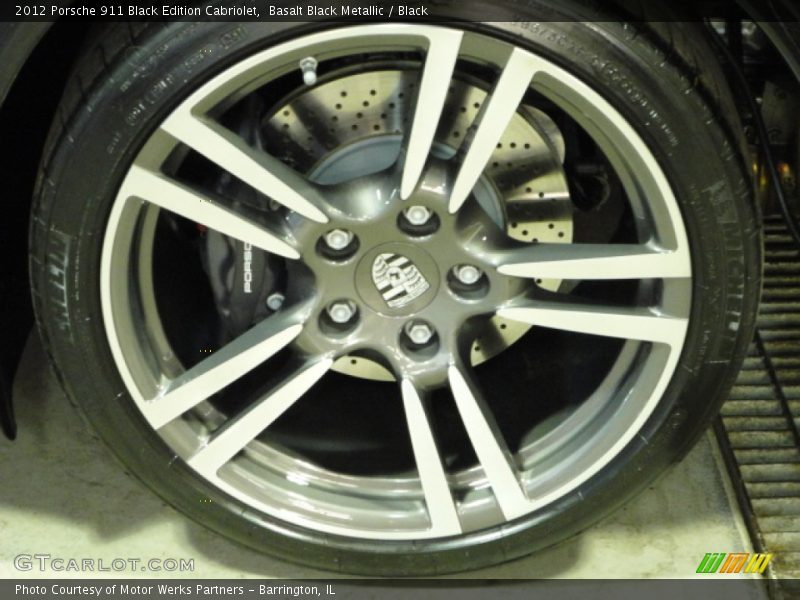  2012 911 Black Edition Cabriolet Wheel