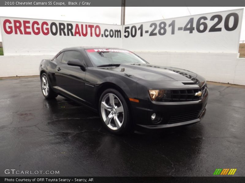 Black / Gray 2010 Chevrolet Camaro SS Coupe