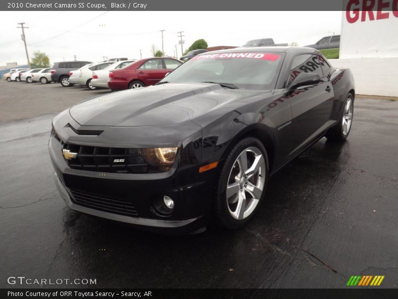 Black / Gray 2010 Chevrolet Camaro SS Coupe