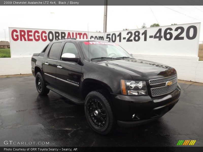 Black / Ebony 2009 Chevrolet Avalanche LTZ 4x4