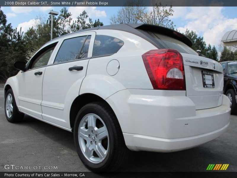 Stone White / Pastel Pebble Beige 2008 Dodge Caliber SXT