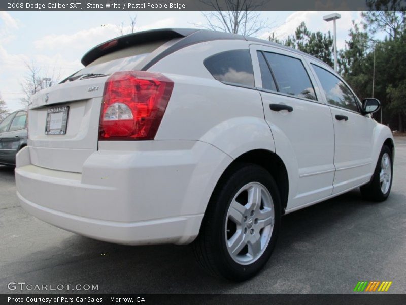 Stone White / Pastel Pebble Beige 2008 Dodge Caliber SXT