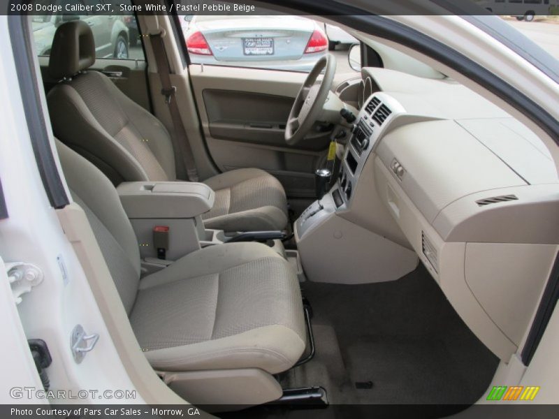 Stone White / Pastel Pebble Beige 2008 Dodge Caliber SXT
