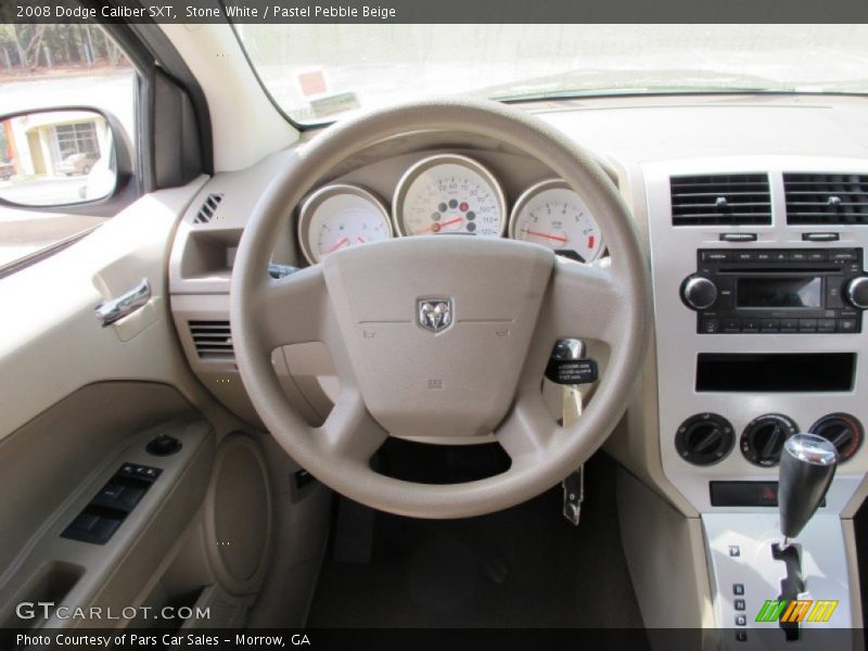 Stone White / Pastel Pebble Beige 2008 Dodge Caliber SXT