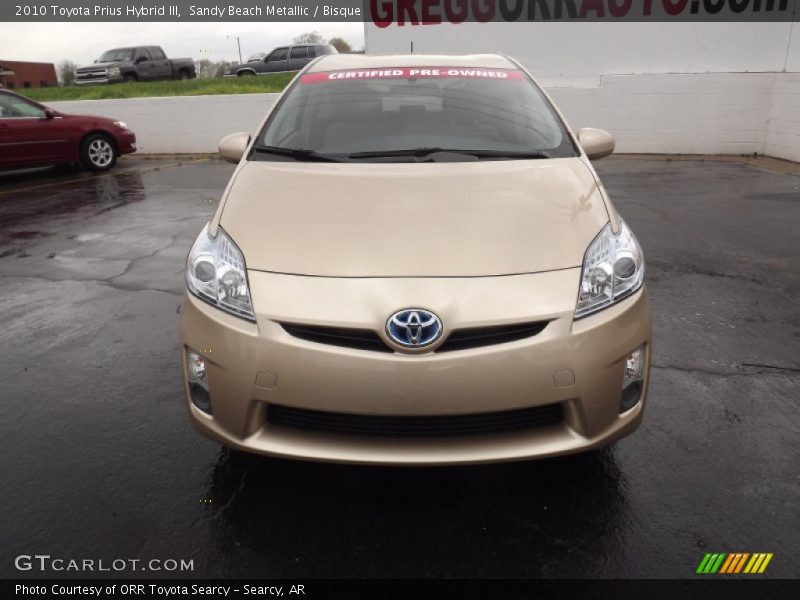 Sandy Beach Metallic / Bisque 2010 Toyota Prius Hybrid III
