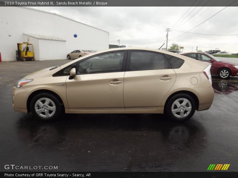 Sandy Beach Metallic / Bisque 2010 Toyota Prius Hybrid III