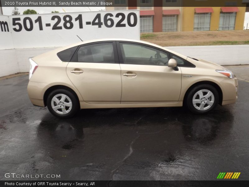 Sandy Beach Metallic / Bisque 2010 Toyota Prius Hybrid III