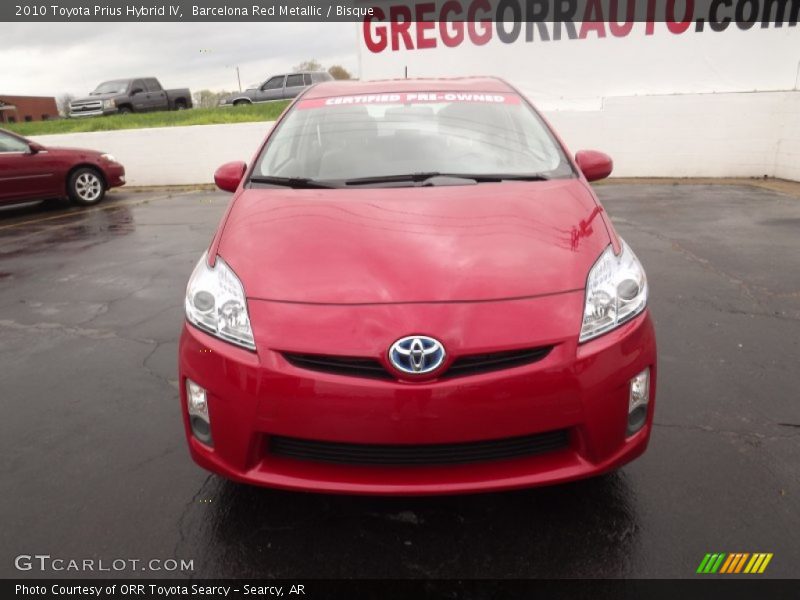 Barcelona Red Metallic / Bisque 2010 Toyota Prius Hybrid IV