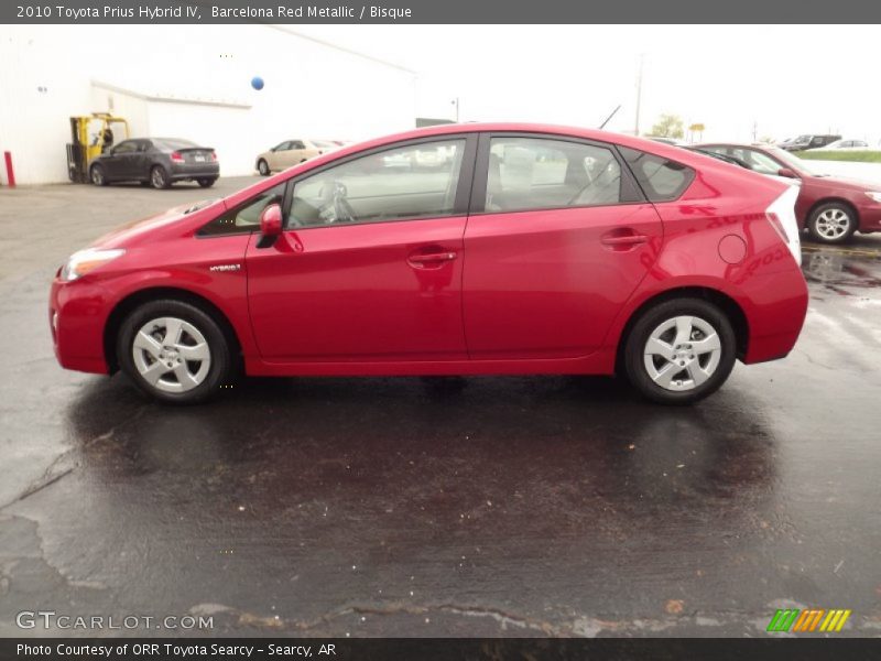 Barcelona Red Metallic / Bisque 2010 Toyota Prius Hybrid IV