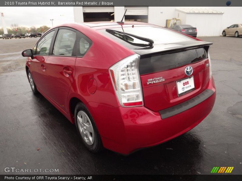 Barcelona Red Metallic / Bisque 2010 Toyota Prius Hybrid IV