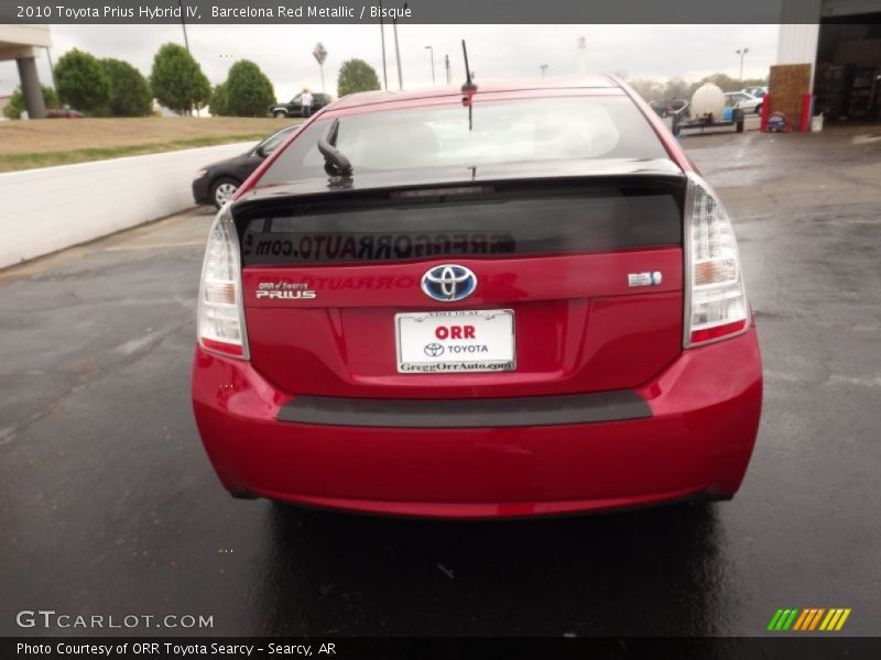 Barcelona Red Metallic / Bisque 2010 Toyota Prius Hybrid IV