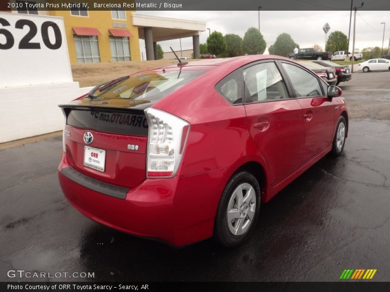 Barcelona Red Metallic / Bisque 2010 Toyota Prius Hybrid IV