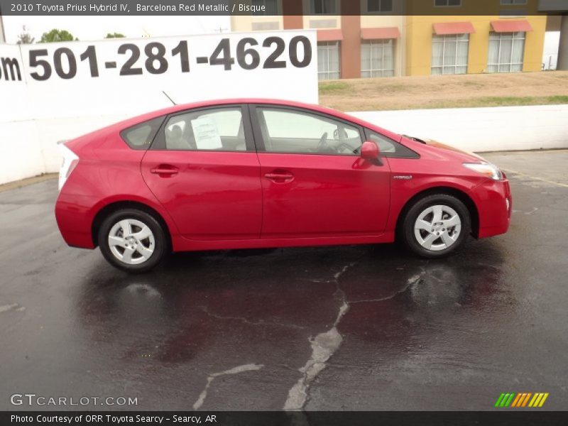 Barcelona Red Metallic / Bisque 2010 Toyota Prius Hybrid IV