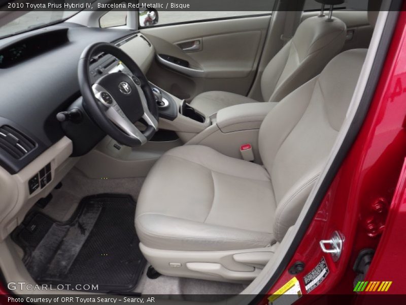 Barcelona Red Metallic / Bisque 2010 Toyota Prius Hybrid IV