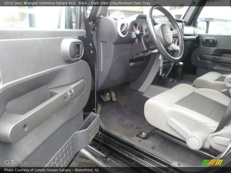 Black / Dark Slate Gray/Medium Slate Gray 2010 Jeep Wrangler Unlimited Sahara 4x4