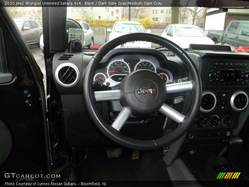 Black / Dark Slate Gray/Medium Slate Gray 2010 Jeep Wrangler Unlimited Sahara 4x4