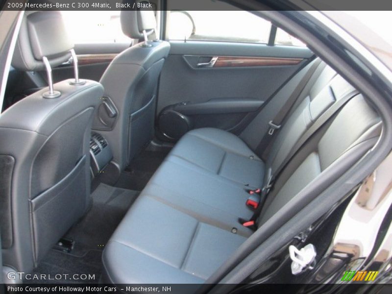 Black / Black 2009 Mercedes-Benz C 300 4Matic