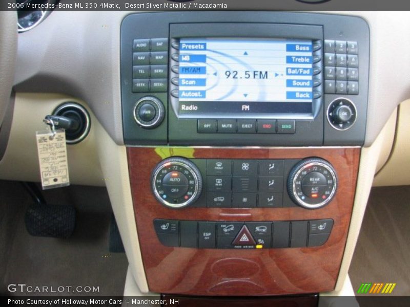 Desert Silver Metallic / Macadamia 2006 Mercedes-Benz ML 350 4Matic