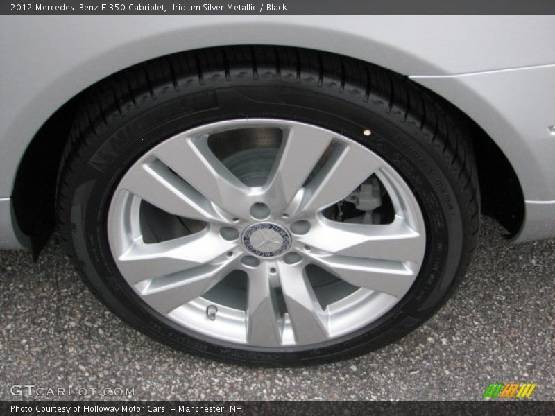Iridium Silver Metallic / Black 2012 Mercedes-Benz E 350 Cabriolet