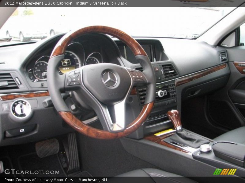 Iridium Silver Metallic / Black 2012 Mercedes-Benz E 350 Cabriolet