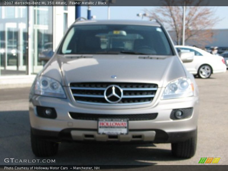 Pewter Metallic / Black 2007 Mercedes-Benz ML 350 4Matic