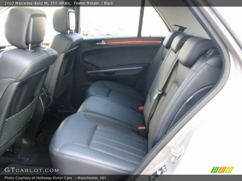 Pewter Metallic / Black 2007 Mercedes-Benz ML 350 4Matic