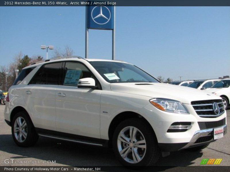 Arctic White / Almond Beige 2012 Mercedes-Benz ML 350 4Matic