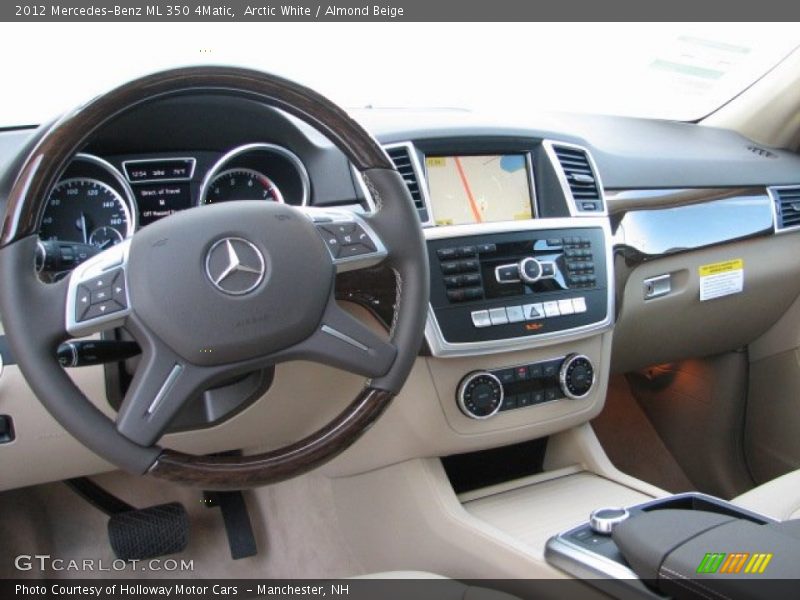 Arctic White / Almond Beige 2012 Mercedes-Benz ML 350 4Matic