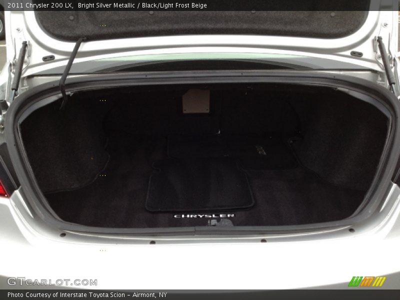 Bright Silver Metallic / Black/Light Frost Beige 2011 Chrysler 200 LX
