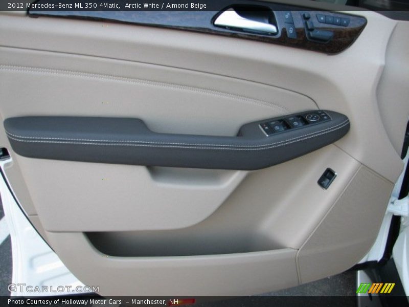 Arctic White / Almond Beige 2012 Mercedes-Benz ML 350 4Matic