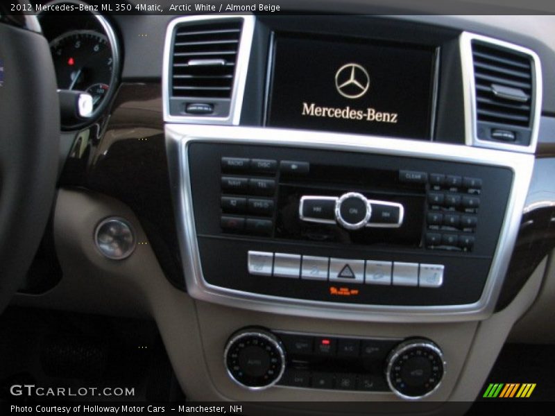 Arctic White / Almond Beige 2012 Mercedes-Benz ML 350 4Matic