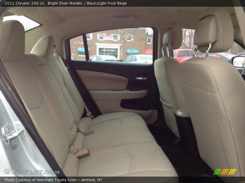 Bright Silver Metallic / Black/Light Frost Beige 2011 Chrysler 200 LX