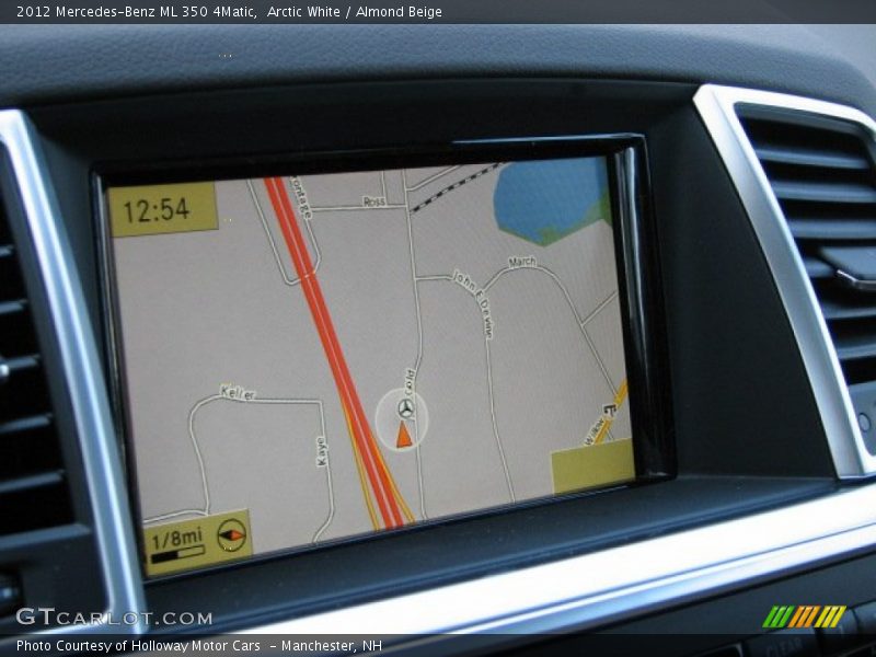 Arctic White / Almond Beige 2012 Mercedes-Benz ML 350 4Matic