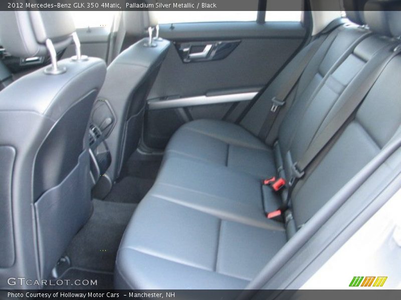 Palladium Silver Metallic / Black 2012 Mercedes-Benz GLK 350 4Matic