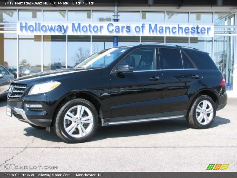Black / Black 2012 Mercedes-Benz ML 350 4Matic
