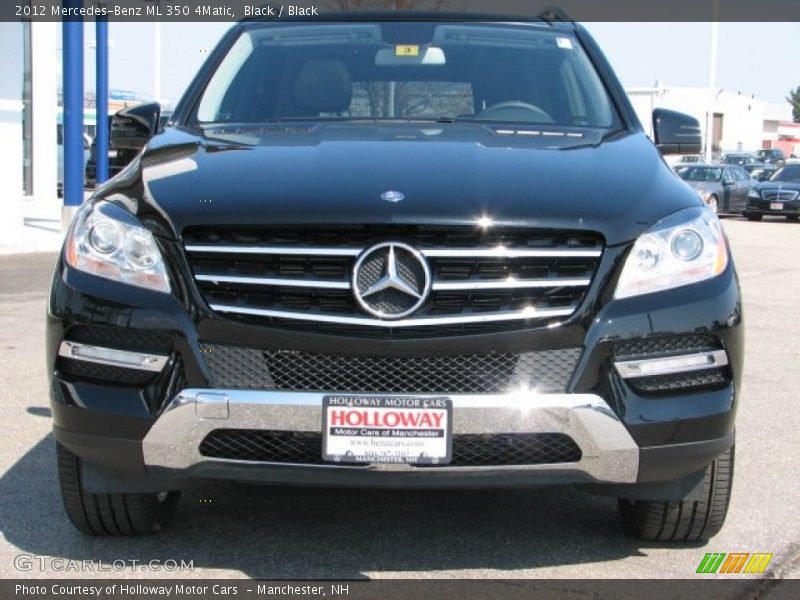 Black / Black 2012 Mercedes-Benz ML 350 4Matic