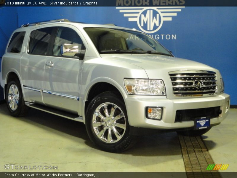 Silver Indulgence / Graphite 2010 Infiniti QX 56 4WD
