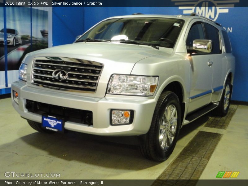 Silver Indulgence / Graphite 2010 Infiniti QX 56 4WD