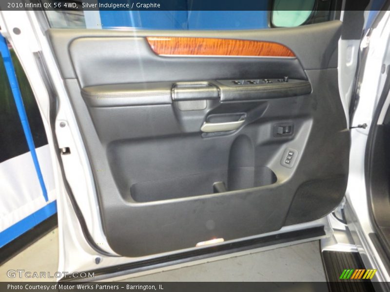 Silver Indulgence / Graphite 2010 Infiniti QX 56 4WD