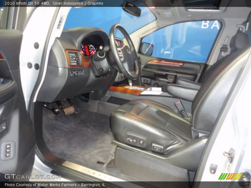 Silver Indulgence / Graphite 2010 Infiniti QX 56 4WD