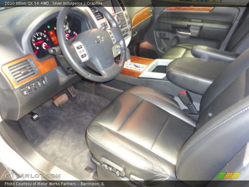 Silver Indulgence / Graphite 2010 Infiniti QX 56 4WD