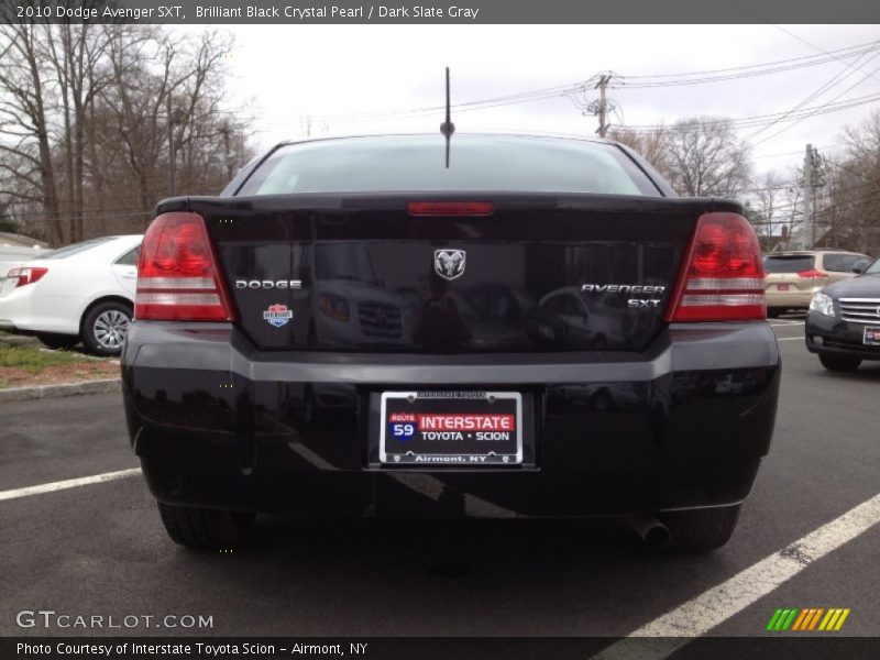 Brilliant Black Crystal Pearl / Dark Slate Gray 2010 Dodge Avenger SXT